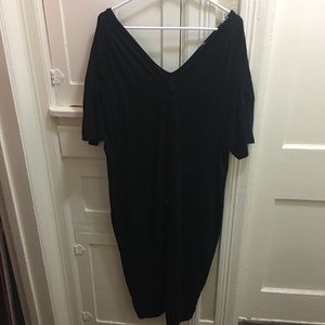 Midi button through dress